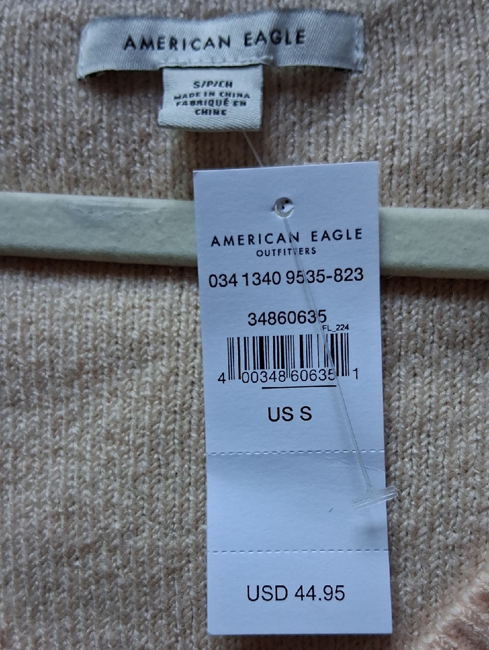 American Eagle Outfitters cropped sweater, size small - Picture 4 of 5